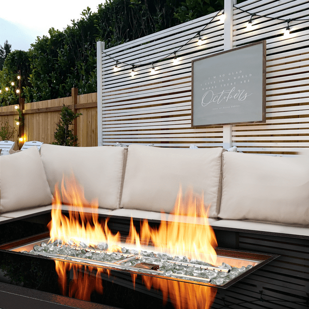 Outdoor Propane Gas Fire Pit Table