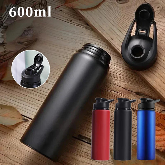 600ml Stainless Steel Outdoor Water Bottle | Durable Stainless Steel Bottle for Cycling, Camping & Hiking