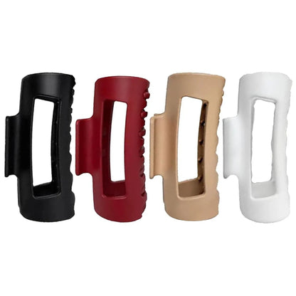 Silicone Soft Non-Breaking Hair Claw Clip | Large Flexible Hair Clip for Thick Hair