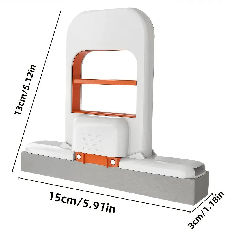 Powerful Squeeze Folding Mini Mop | Portable Handheld Sponge Mop with Replaceable Heads