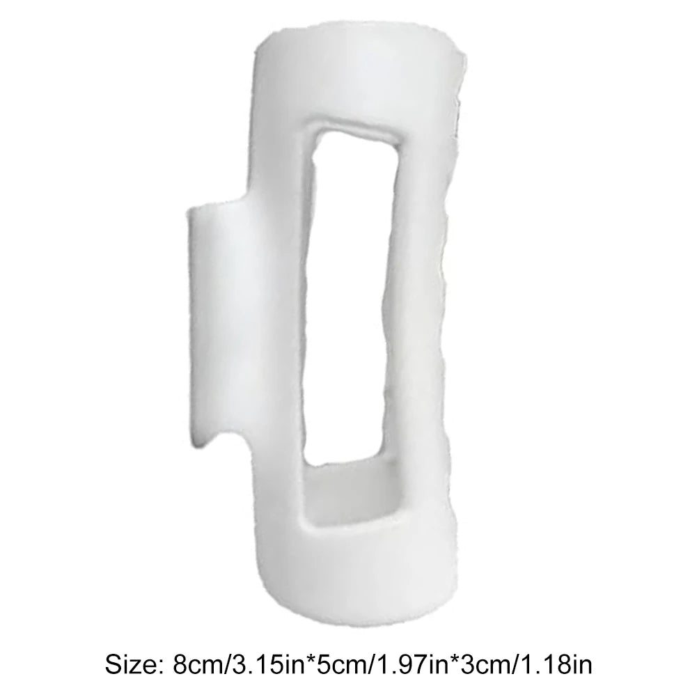 Silicone Soft Non-Breaking Hair Claw Clip | Large Flexible Hair Clip for Thick Hair