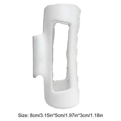 Silicone Soft Non-Breaking Hair Claw Clip | Large Flexible Hair Clip for Thick Hair