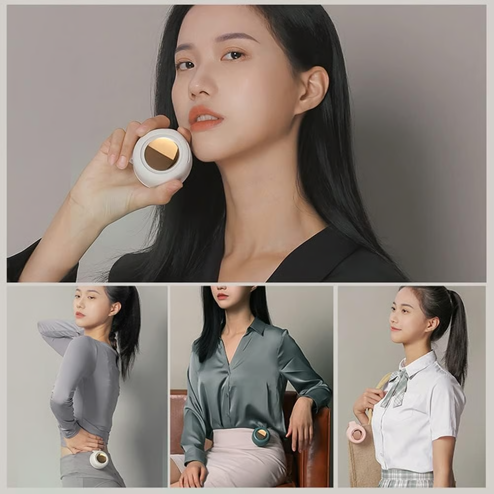 Mini Bladeless Clip-On Portable Fan