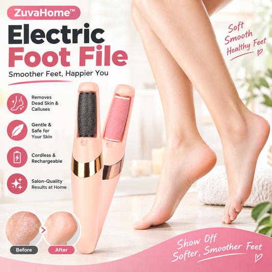 ZuvaHome™ Electric Foot File