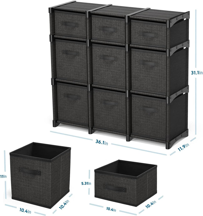 9 Cube Storage Organizer Shelves