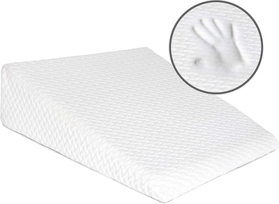 Anti Snoring Bed Wedge Pillow with Memory Foam Top