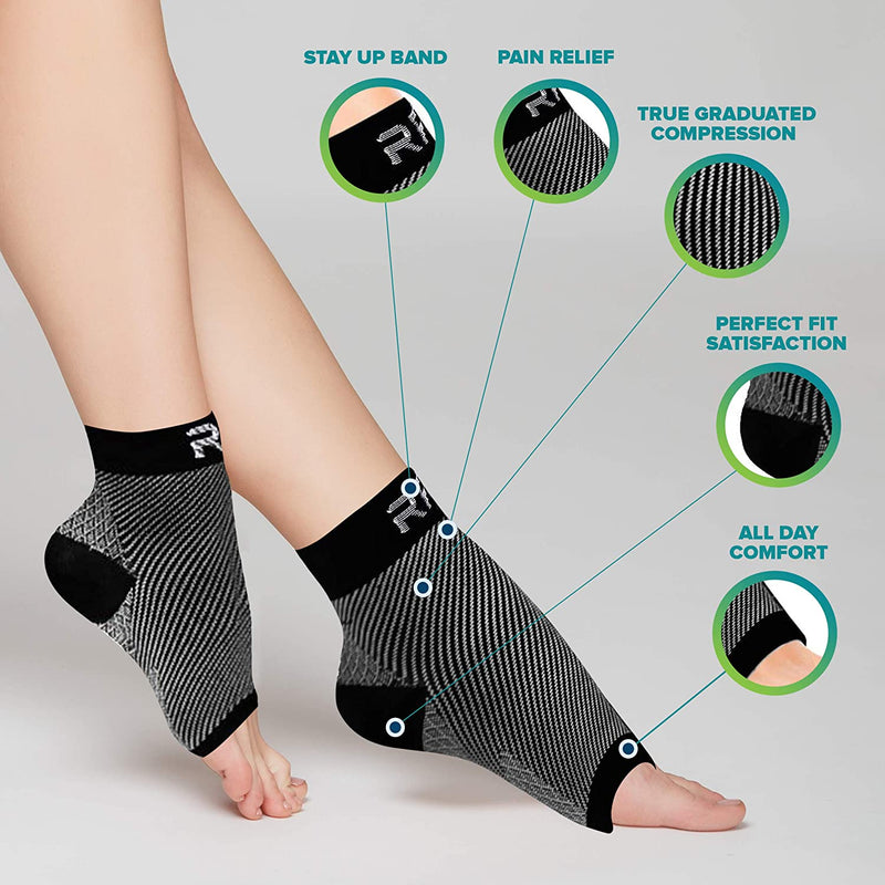 Plantar Fasciitis Compression Ankle Socks - Foot Angel