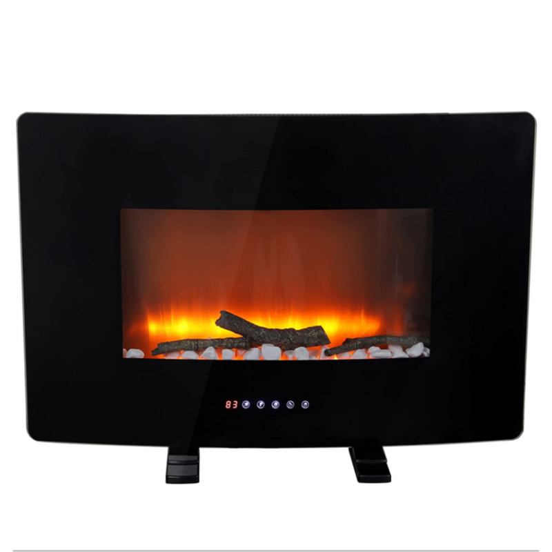 Wall Mounted Electric LED Flame Fireplace Space Heater