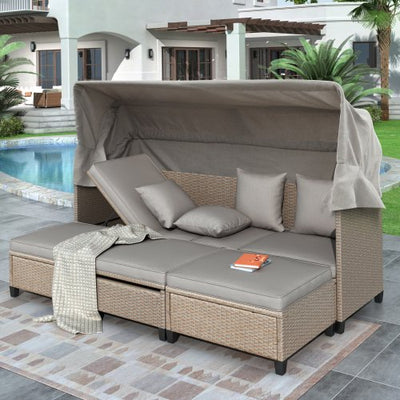 4-Piece Outdoor Sectional Sofa Set