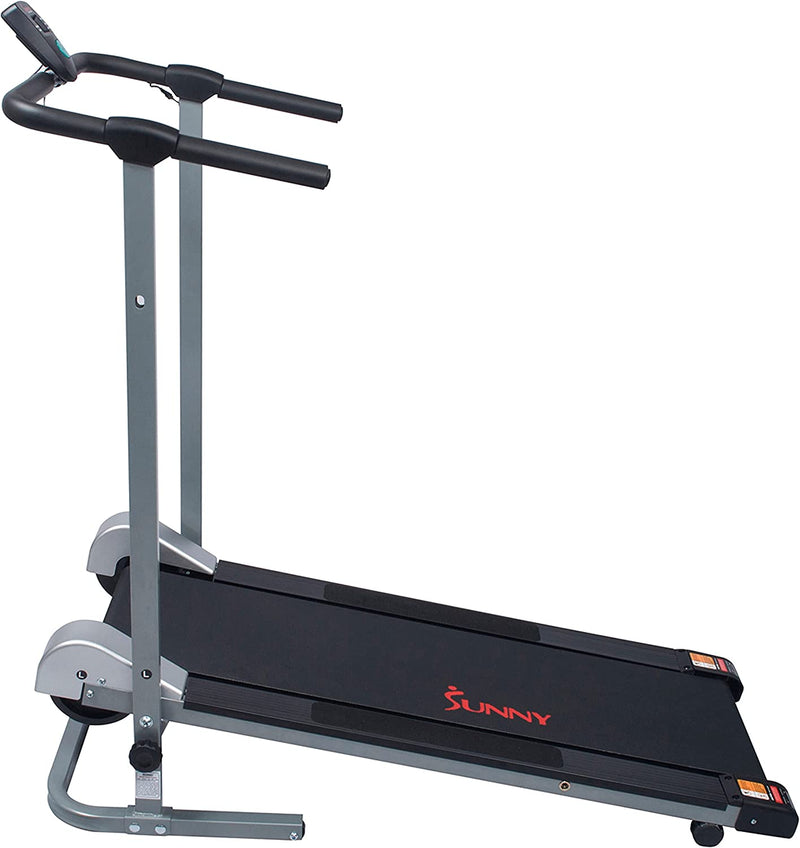 Foldable Treadmill - Manual Walking Treadmill (Gray)