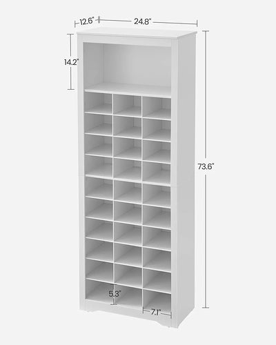 Shoe Storage Cabinet, 10-Tier Shoe Rack Organizer (Holds 30 Shoes)