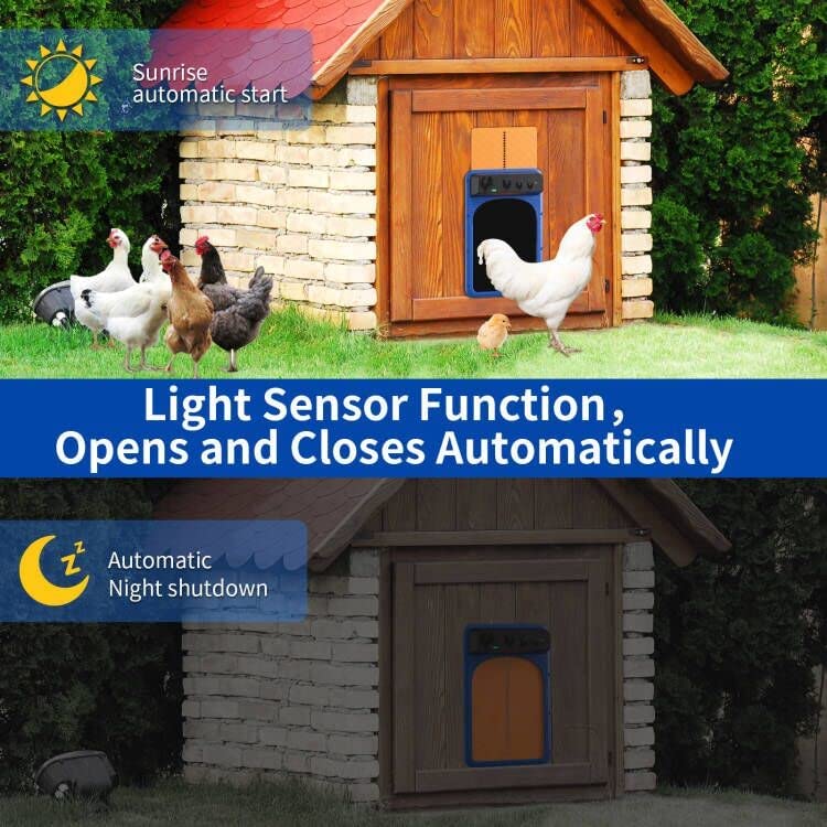 Automatic Chicken Coop Door with Light Sensor