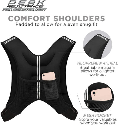 Weighted Vest Workout Equipment - Body Weight Vest (Men/Women)