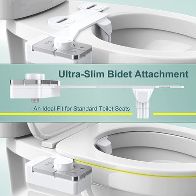 Bidet Attachment for Toilet - Ultra-Slim Self Cleaning Fresh Water Sprayer