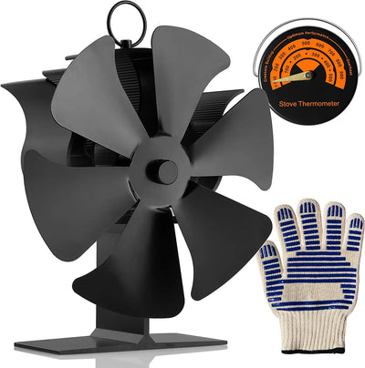 Heat Powered Fireplace Stove Fan