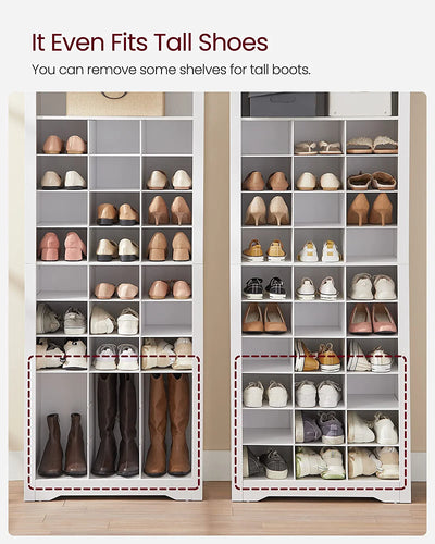 Shoe Storage Cabinet, 10-Tier Shoe Rack Organizer (Holds 30 Shoes)