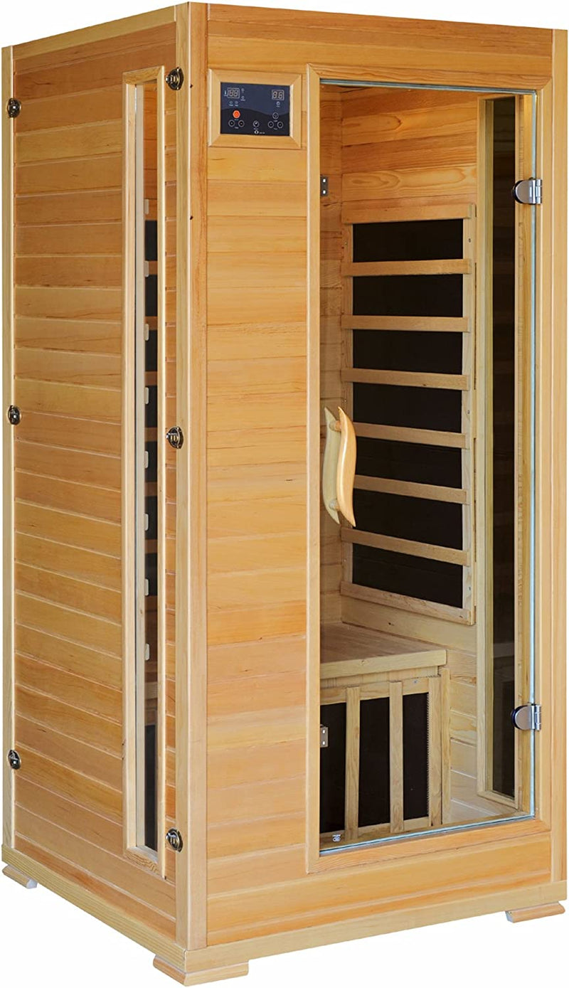 Heat Wave BSA2402 1-2 Person Hemlock Carbon Infrared Sauna