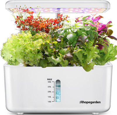 Indoor Garden Hydroponic Growing System - White