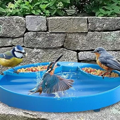 Heated Garden Porch Hummingbird Bird Bath