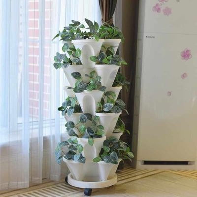 Stand Stacking Strawberry Planting Pots