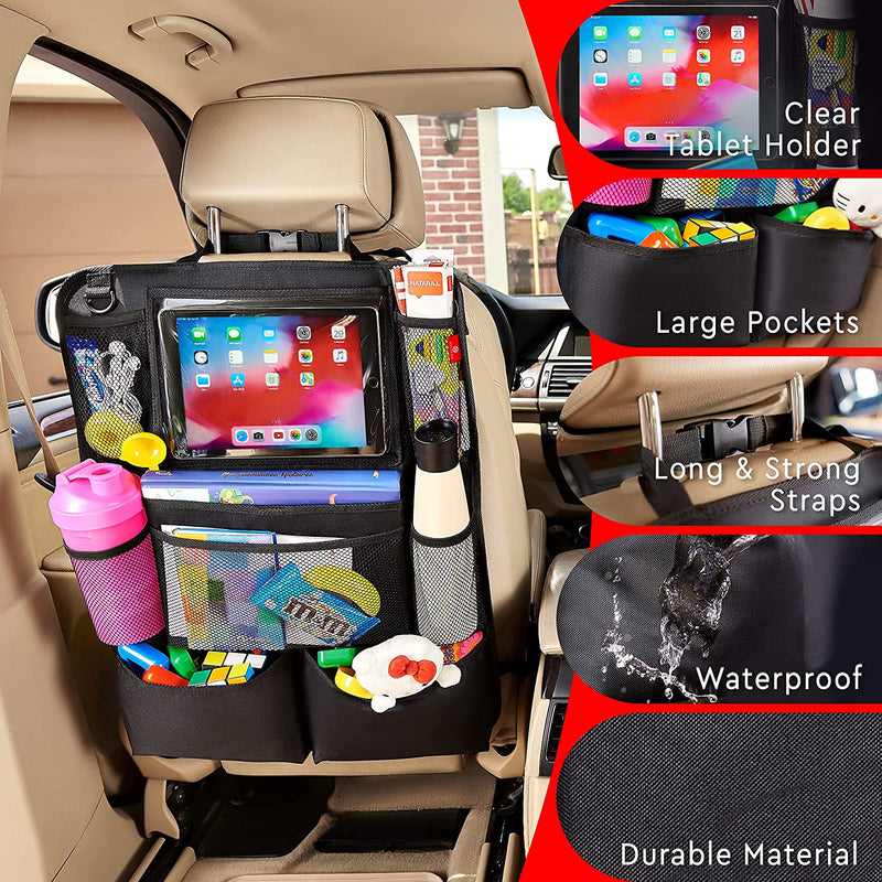 Car Backseat Car Organizer - Storage Pockets 2 Pack