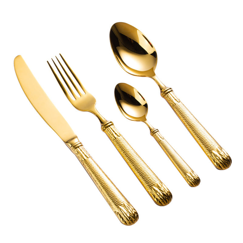 Lanteel Gold Luxury Cutlery Set
