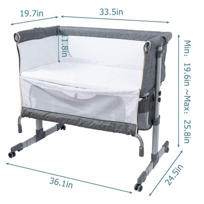 Baby Bedside Bassinet Sleeper Crib