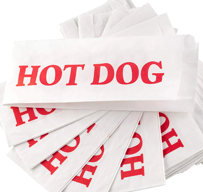 Hotdog Wrapper Sleeves 500 Pack