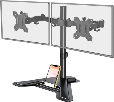 Dual Monitor Stand -  Mount Fits 2 Screens 