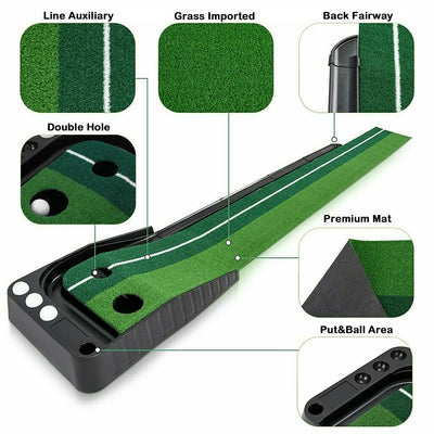 Indoor Golf Putting Green Practice Mat