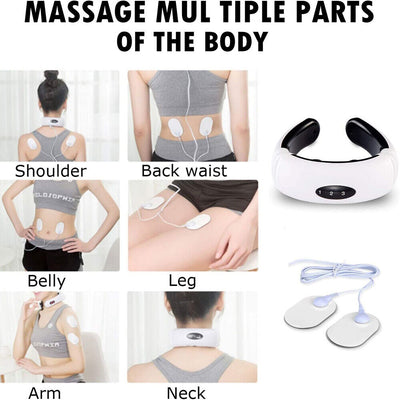Neck Massage Electric Massager Pulse Back Cervical Vertebra Instrument Treatment