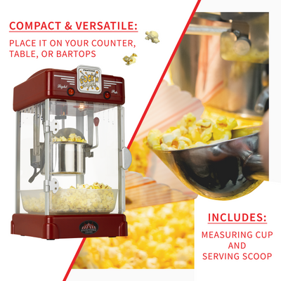 2.5oz Popcorn Machine Maker Retro Style