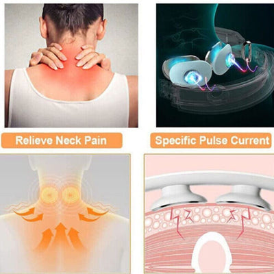 EMS Neck Acupoints Lymphvity Massage Device Intelligent Neck Massage
