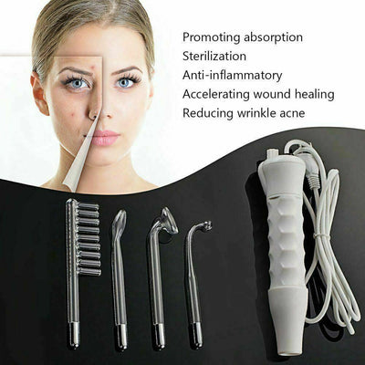 Portable High Frequency Facial Machine Wrinkle Beauty Device Skin Spot Remover